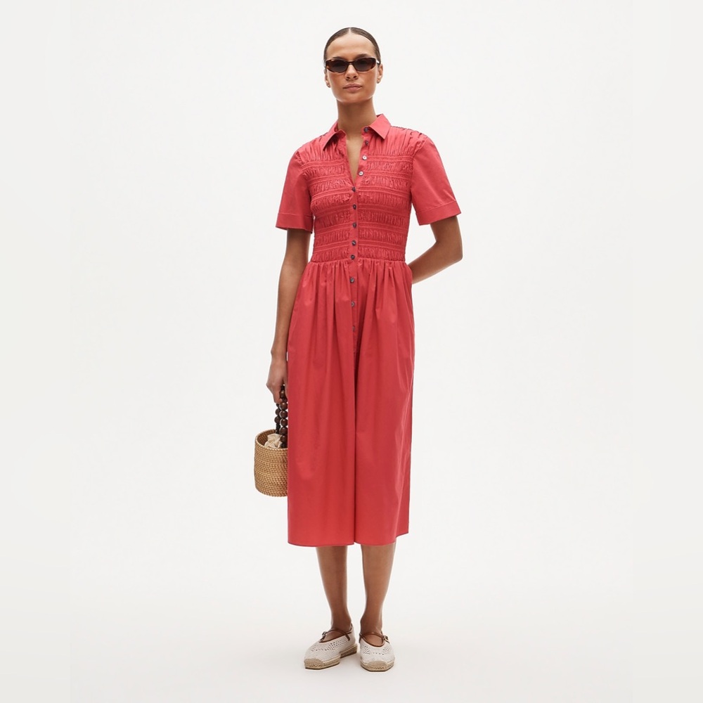 NWT J.Crew Elsie Shirt-Dress in Cotton Poplin